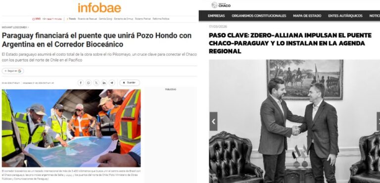 PUENTE EN DUDA Y TENSIÓN POLÍTICA: EL CHACO QUEDA AL MARGEN DEL CORREDOR BIOCEÁNICO