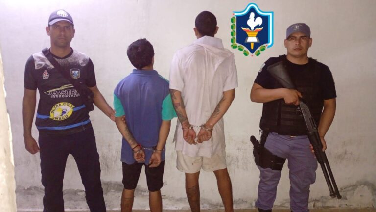 Presidencia de la Plaza: dos demorados por robo armado