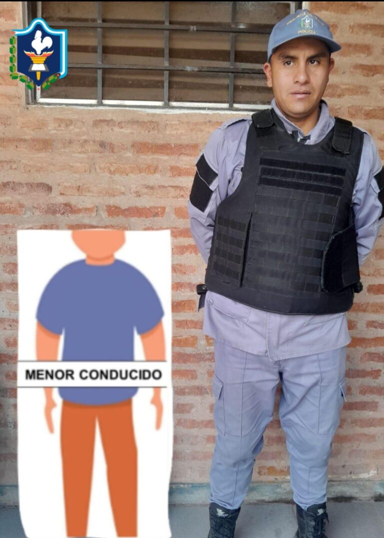 RECUPERARON UN CELULAR ROBADO EN COLONIA ELISA Y DEMORARON A UN MENOR