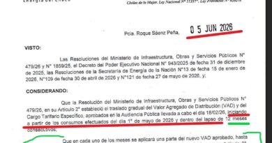 Tarifazo en Chaco: denuncian aumentos de hasta el 42% en las boletas de luz