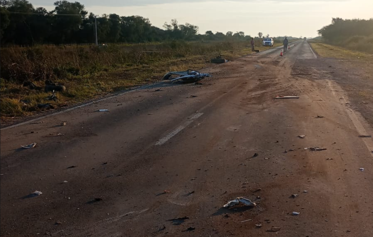 TRÁGICO CHOQUE EN RUTA 89: MURIÓ EL CONDUCTOR DE UN AUTOMÓVIL Y UN CAMIONERO RESULTÓ HERIDO