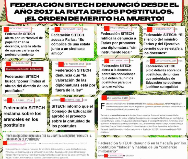 SITECH CUESTIONÓ UN FALLO DEL STJ Y VOLVIÓ A CARGAR CONTRA EL SISTEMA DE POSTÍTULOS