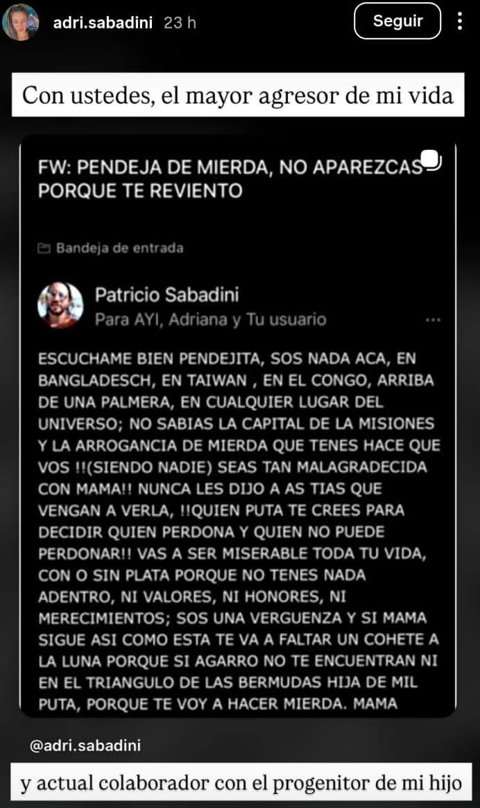 FUERTE DENUNCIA CONTRA EL FISCAL FEDERAL PATRICIO SABADINI: SU HERMANA LO ACUSÓ POR AMENAZAS Y VIOLENCIA