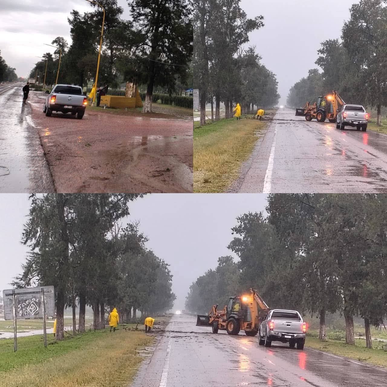 UNA COLA DE TORNADO ARRASÓ PARTE DE SANTA SYLVINA Y PROVOCÓ IMPORTANTES DESTROZOS