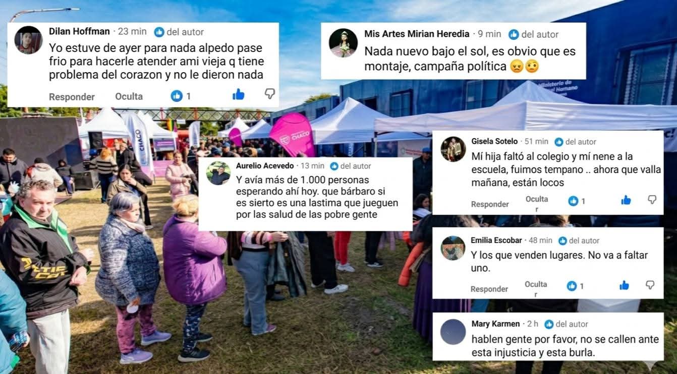 SÁENZ PEÑA: POLÉMICA POR EL TREN SANITARIO, VECINOS DENUNCIAN FALTA DE PROFESIONALES Y MEDICAMENTOS