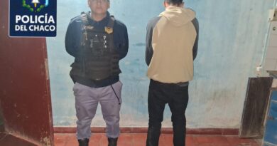 CAPITÁN SOLARI: DETUVIERON A UN HOMBRE ACUSADO DE HERIR A OTRO CON UN ARMA BLANCA