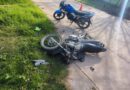 COLONIA ELISA: VIOLENTO CHOQUE ENTRE MOTOCICLETAS DEJÓ A UNA MUJER CON GRAVE FRACTURA