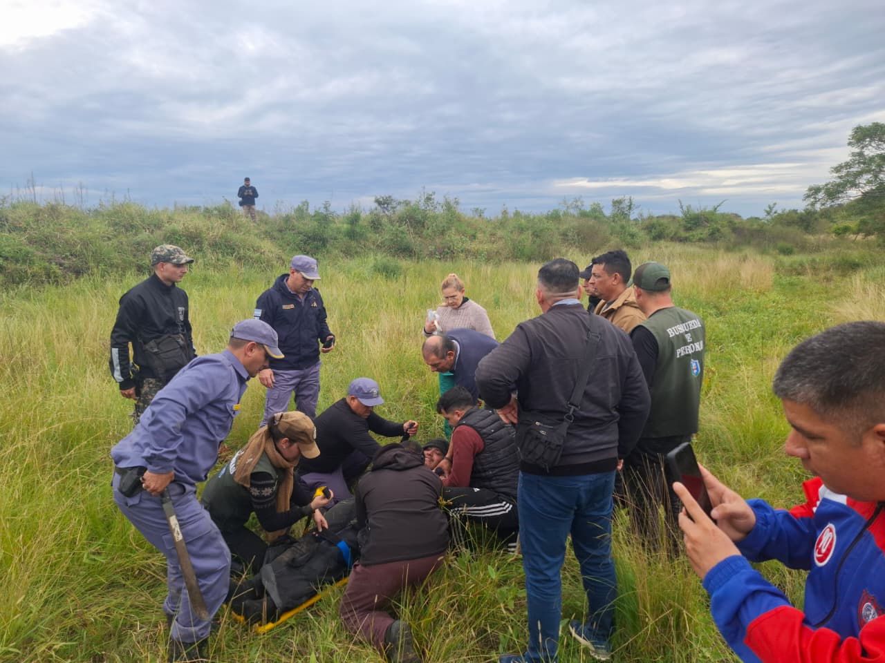 Encontraron con vida a Jonathan Blanco tras varios días de intensa búsqueda