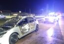 Resistencia: un automóvil se incendió mientras circulaba por Ruta 16 y fue consumido por las llamas