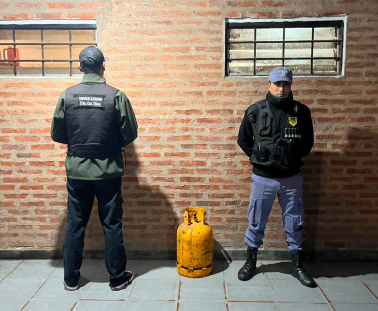 Colonia Elisa: recuperaron un tubo de gas robado tras un operativo de investigación policial