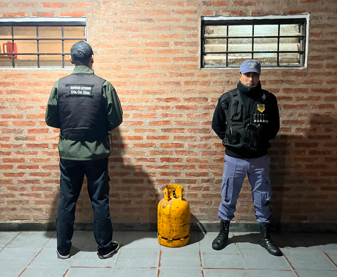 Colonia Elisa: recuperaron un tubo de gas robado tras un operativo de investigación policial