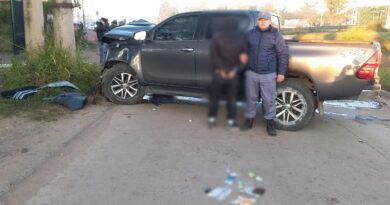 Tras una persecución por Ruta 11, detuvieron a un hombre que conducía una camioneta con pedido de secuestro