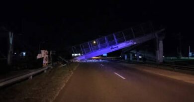 Tragedia en Puerto Tirol: un camionero murió tras derrumbar un puente sobre la Ruta Nicolás Avellaneda