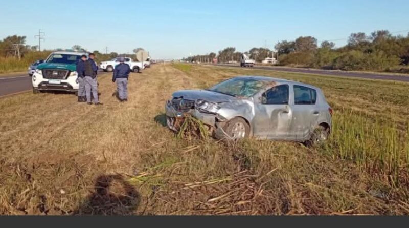 Colonia Popular: una mujer de Colonia Elisa fue derivada al Hospital Perrando tras despistar en la Ruta 16