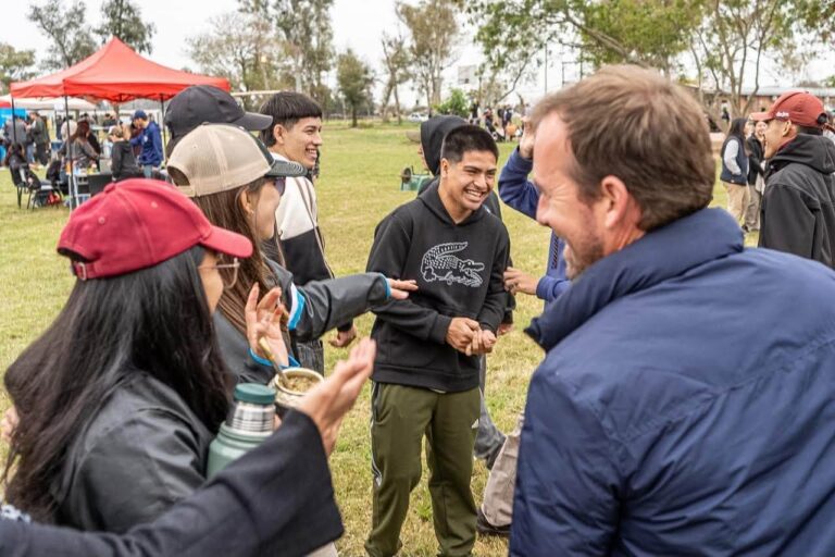 Javier Martínez llegó a Charata y suma territorio en su camino para disputar la candidatura a gobernador por el peronismo