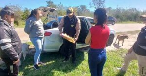 COLONIAS UNIDAS: OPERATIVO EN RUTA 9, DETUVIERON A UNA JOVEN CON CASI UN KILO DE MARIHUANA QUE VIAJABA HACIA LAS GARCITAS