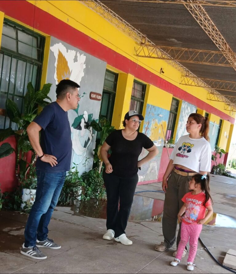 Colonia Elisa: el Municipio acompaña las mejoras en la E.E.P. N.º 792 de Legua 65