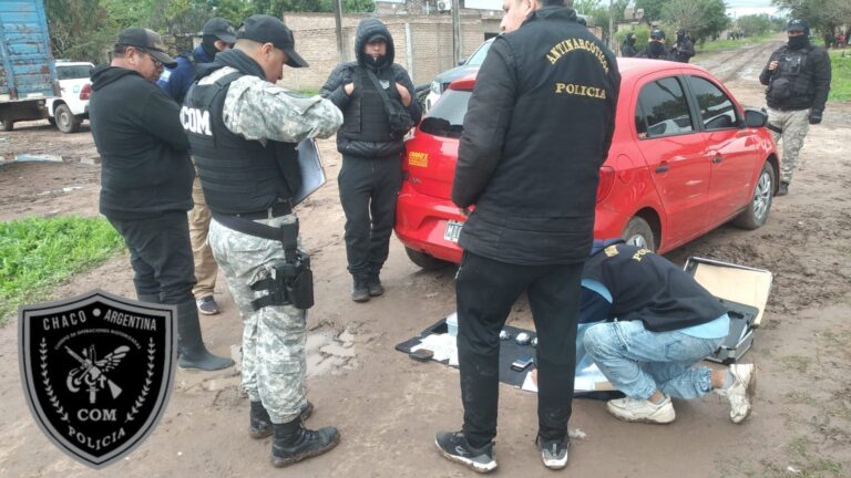 Quitilipi: detuvieron a un hombre con casi medio kilo de cocaína y más de $240 mil en efectivo