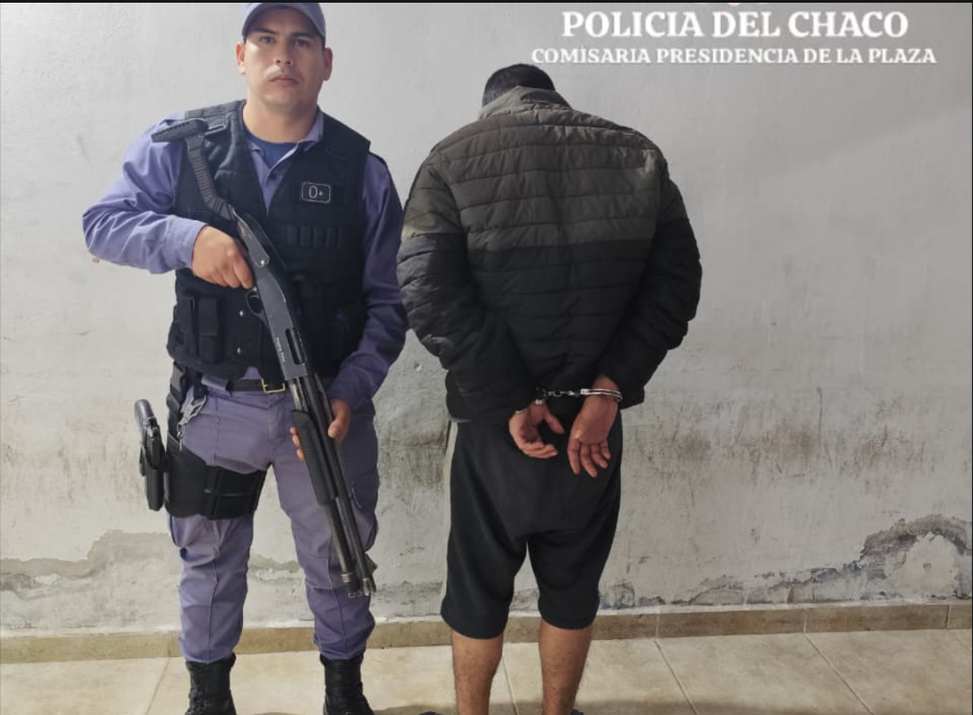 Presidencia de la Plaza: Denunció a su hijo por amenazas, intento de agresión y destrozos dentro de su vivienda, terminó detenido