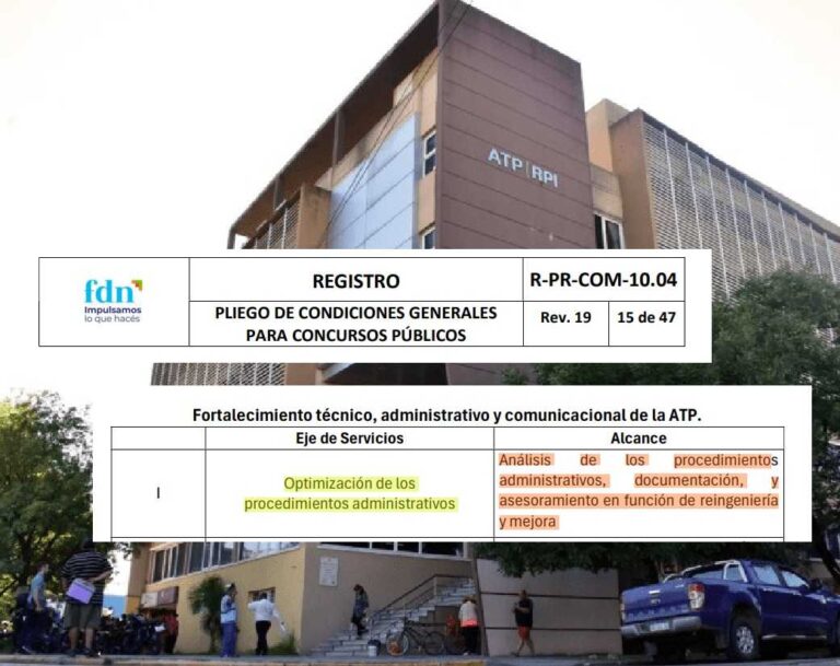 ¿Privatización encubierta de la ATP?: cuestionan las amplias facultades que tendría una consultora contratada por el Gobierno de Zdero