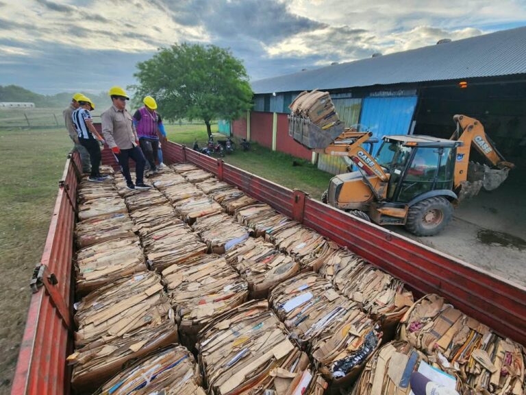 Pedro Maidana destacó una nueva venta de reciclables y la continuidad de la política ambiental en Colonia Elisa
