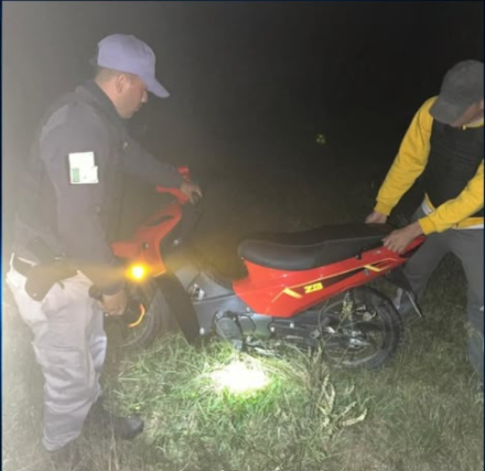 Colonia Elisa: recuperaron una moto robada y buscan al autor